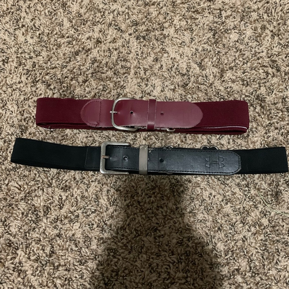 Under armor softball belts